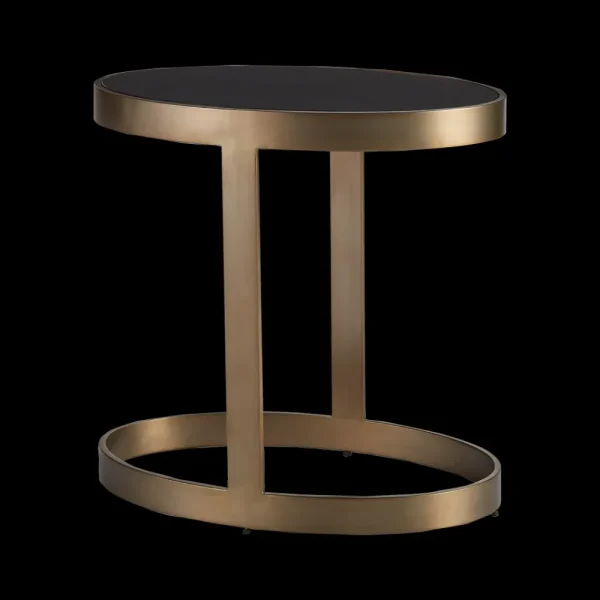 Cheap Ellipse Accent Table Antique Gold Tables