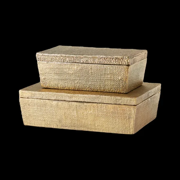 Cheap Hemp Box Small Antique Brass Trays/Boxes