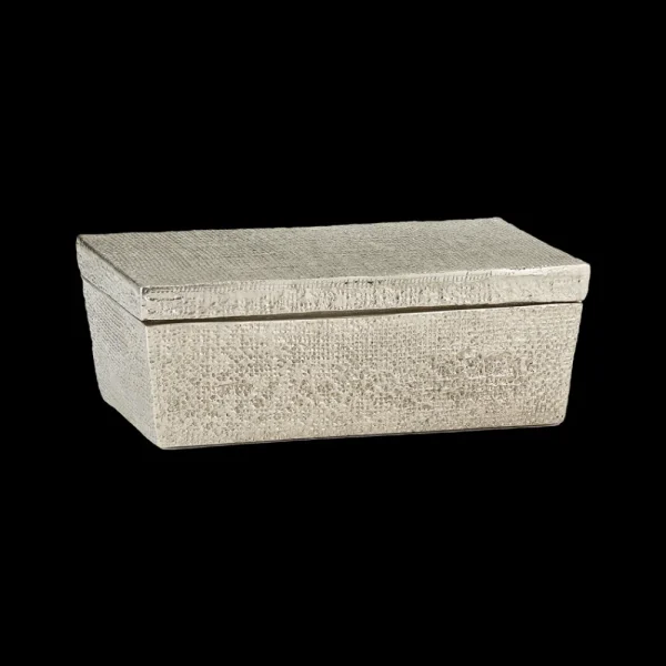 Shop Hemp Box Small Antique Nickel Trays/Boxes