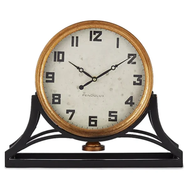 New St. Louis Station Clock Gold Table Clocks