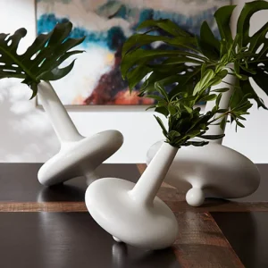 Hot Weeble Vase Medium White Decor